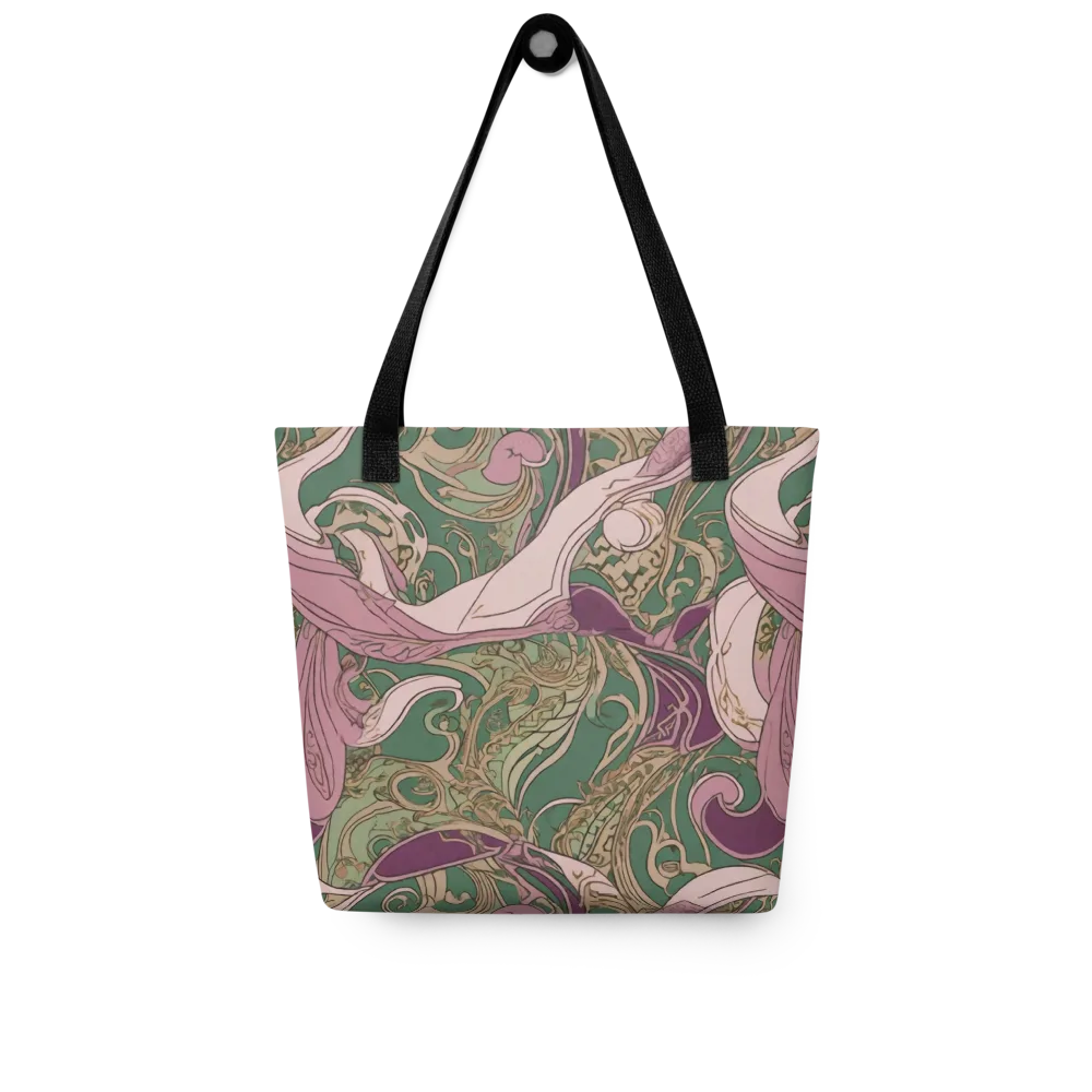 Mauve Arabesque on Tote Bag — Front