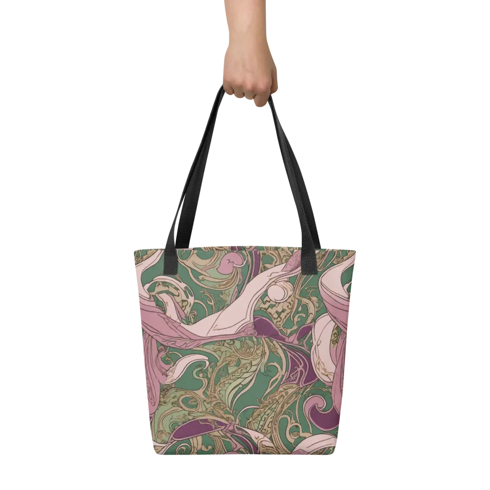 Mauve Arabesque on Tote Bag — Front