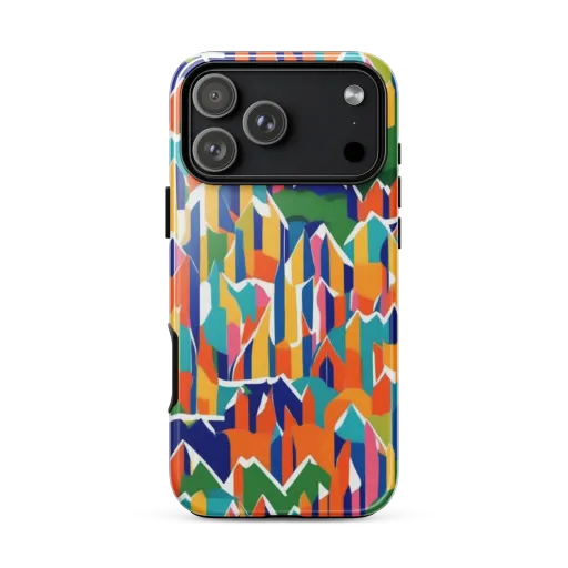 Chromatic Peaks on a Tough Case for iPhone®