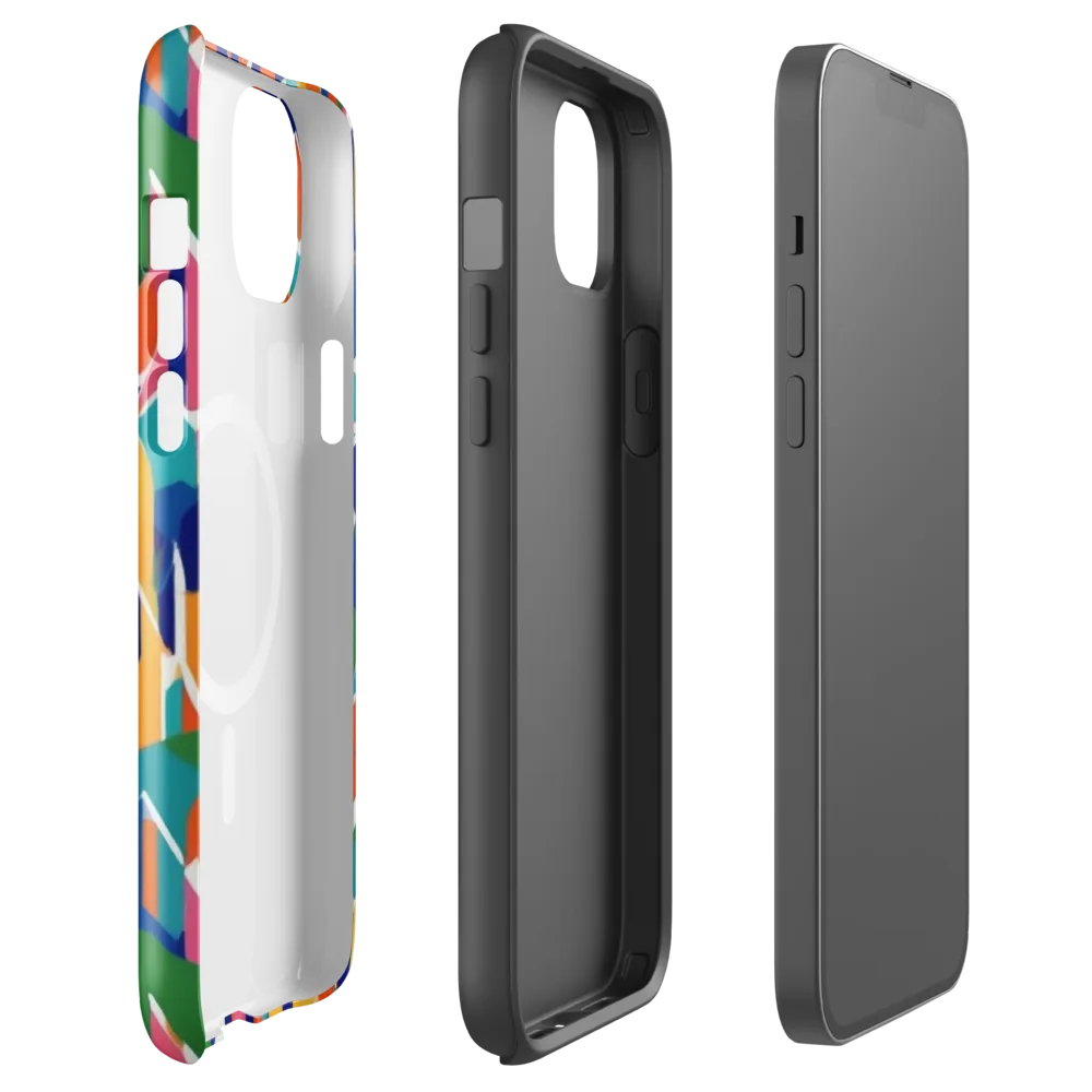 Chromatic Peaks on MagSafe Tough Case for iPhone® — Front