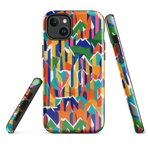 Chromatic Peaks on a MagSafe Tough Case for iPhone®
