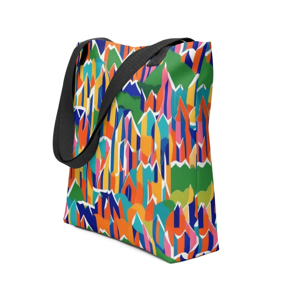 Chromatic Peaks on Tote Bag — Front