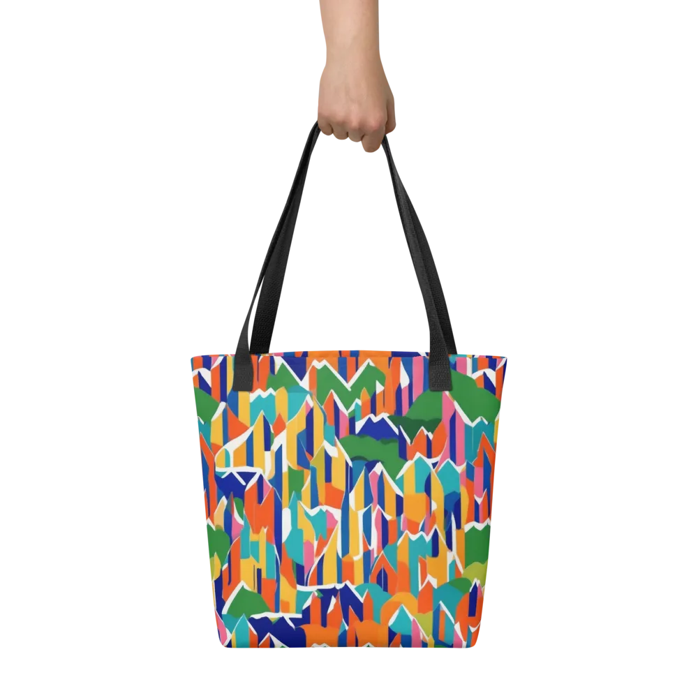 Chromatic Peaks on Tote Bag — Front