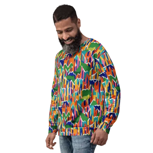 Chromatic Peaks on a Sweatshirt