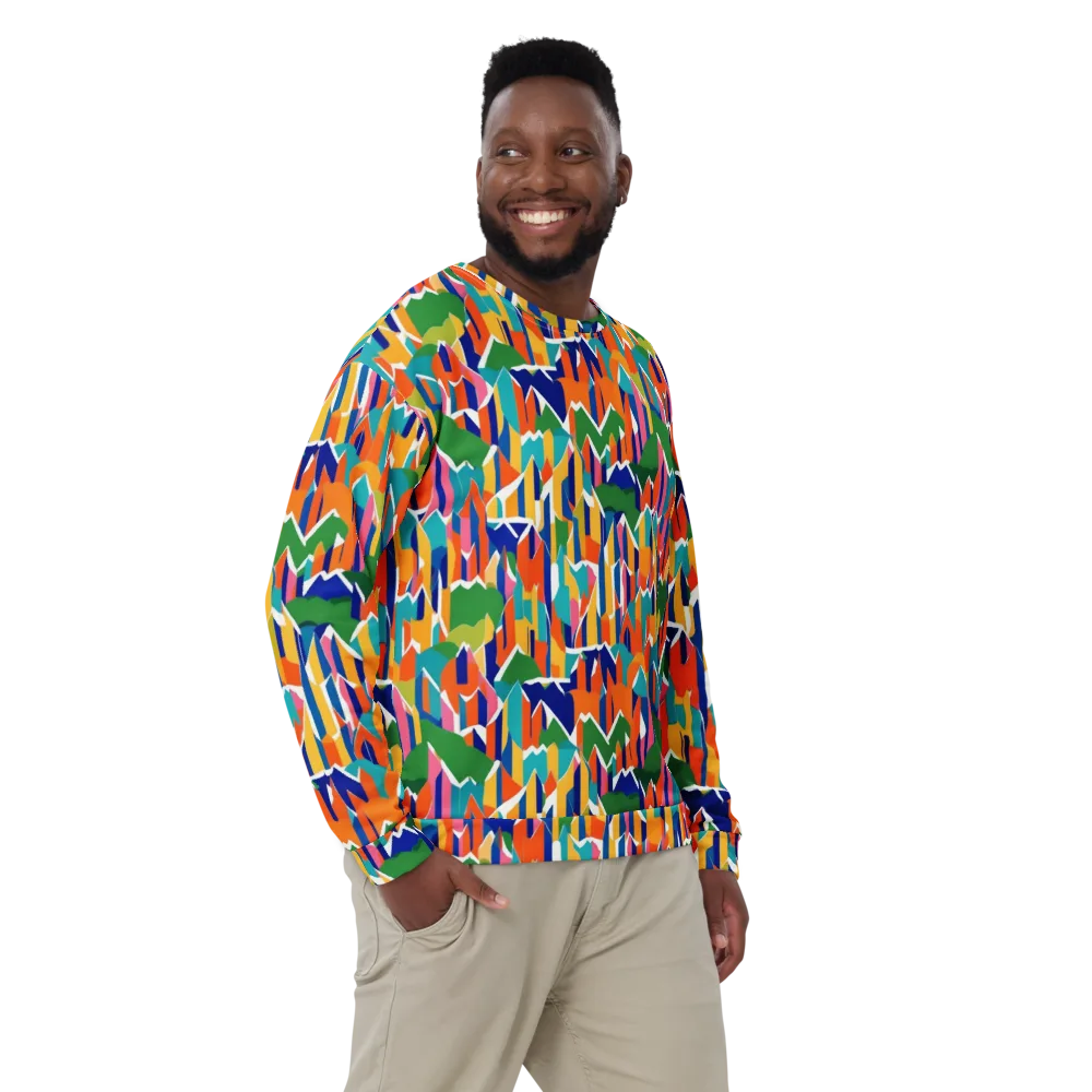 Chromatic Peaks on Sweatshirt — Front