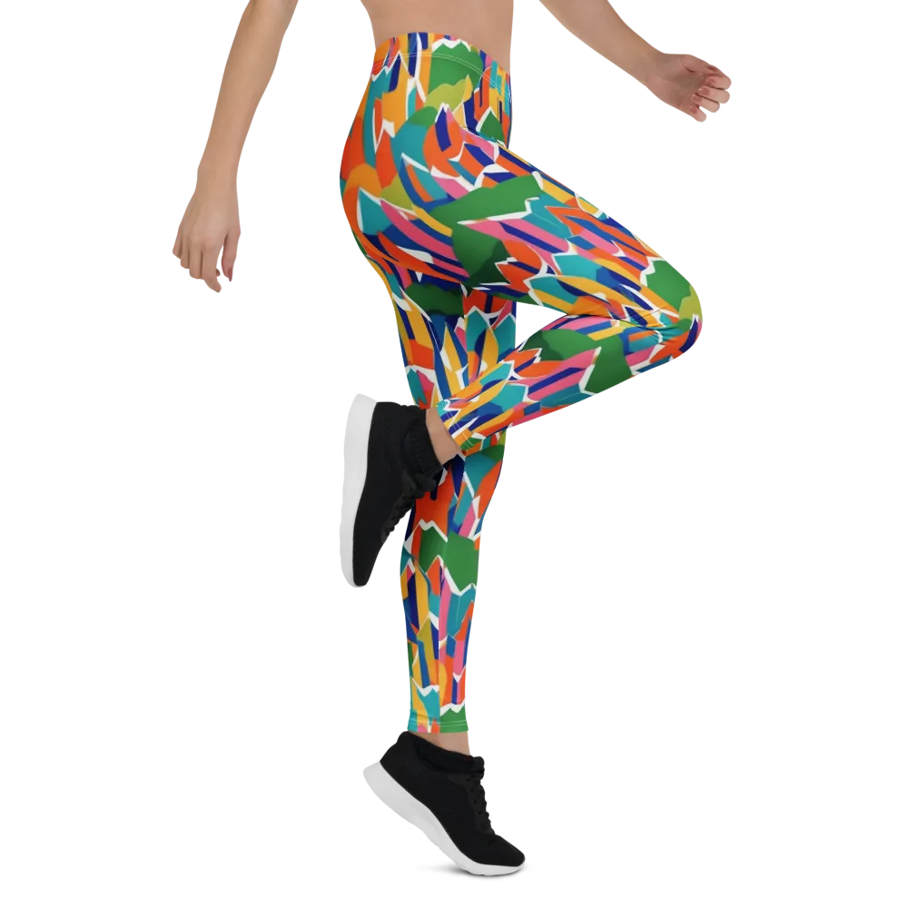 Chromatic Peaks on Leggings — Right