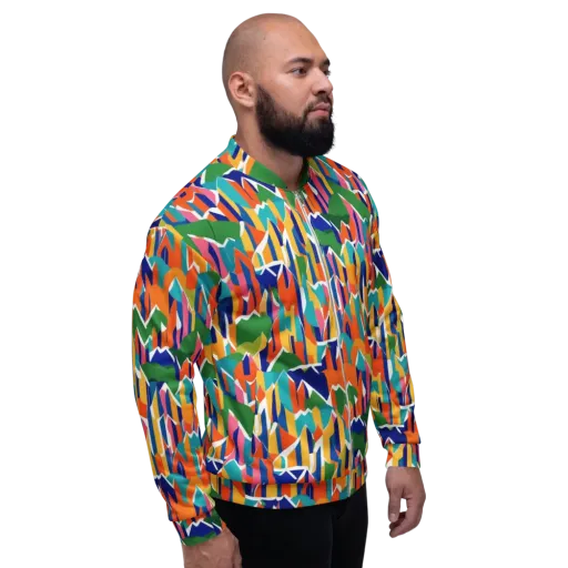 Chromatic Peaks on a Bomber Jacket