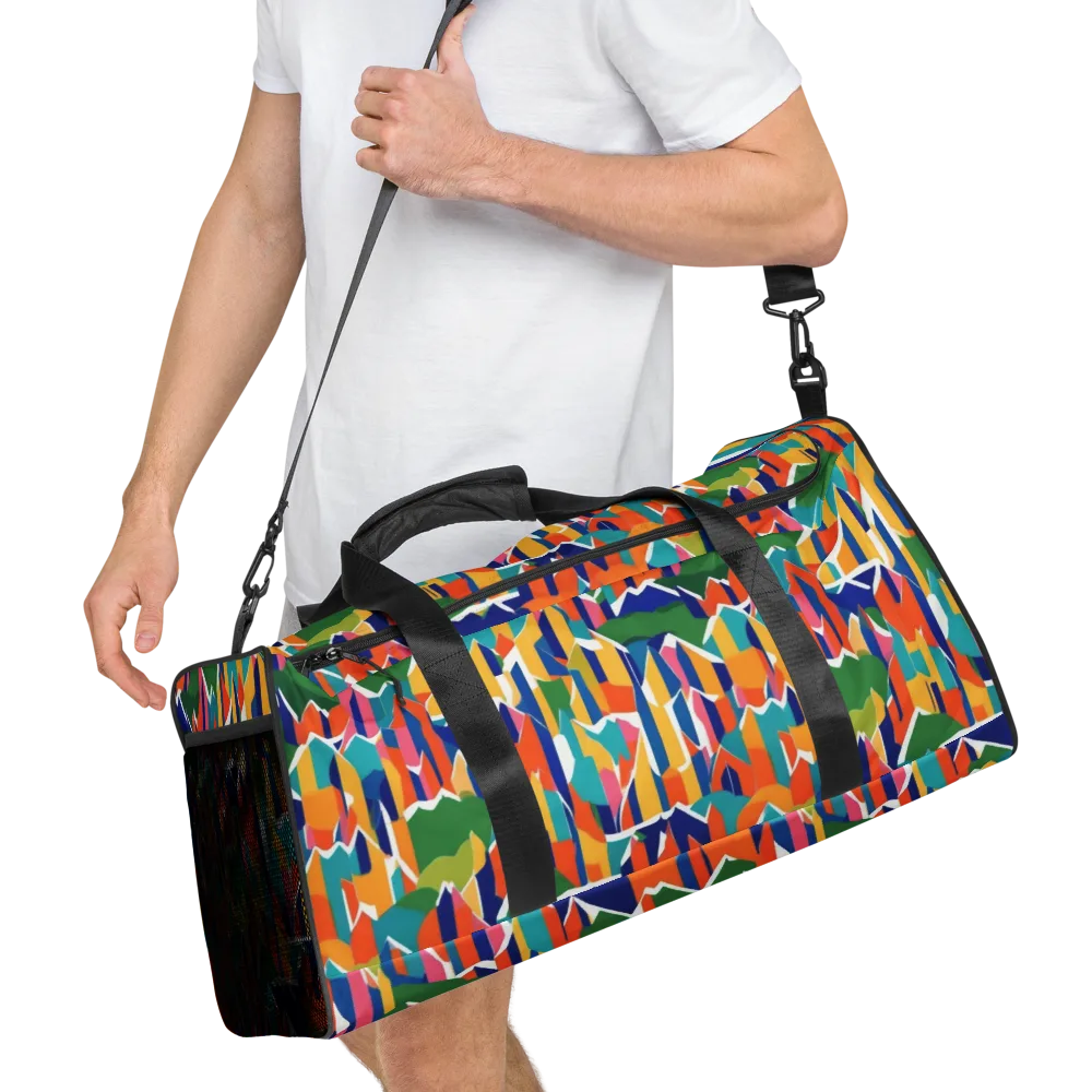 Chromatic Peaks on Duffle Bag — Right Front