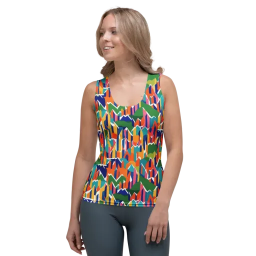 Chromatic Peaks on a Women's Tank Top
