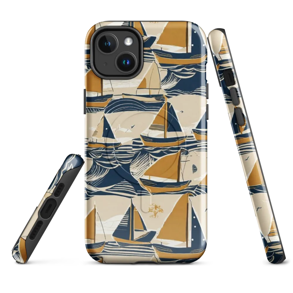 Saffron Sail on MagSafe Tough Case for iPhone® — Front