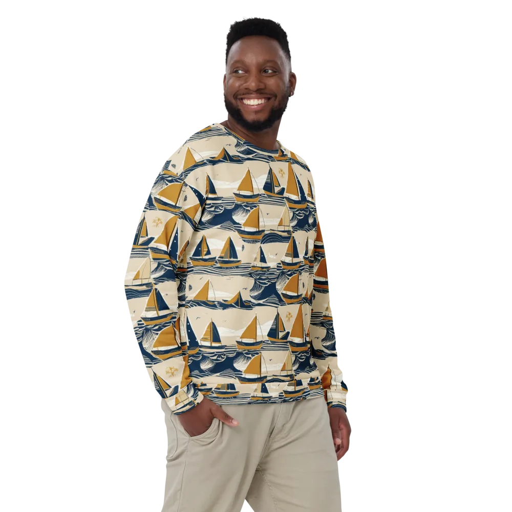 Saffron Sail on Sweatshirt — Front