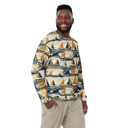 Saffron Sail on a Sweatshirt