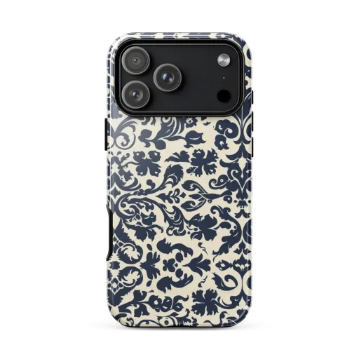 Navy Baroque on a Tough Case for iPhone®