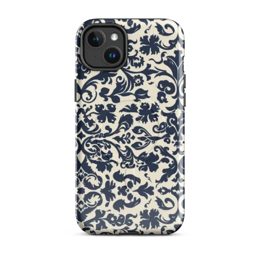 Navy Baroque on a MagSafe Tough Case for iPhone®