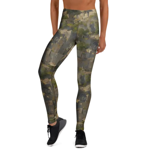 Mossbound Citadel on a Yoga Leggings