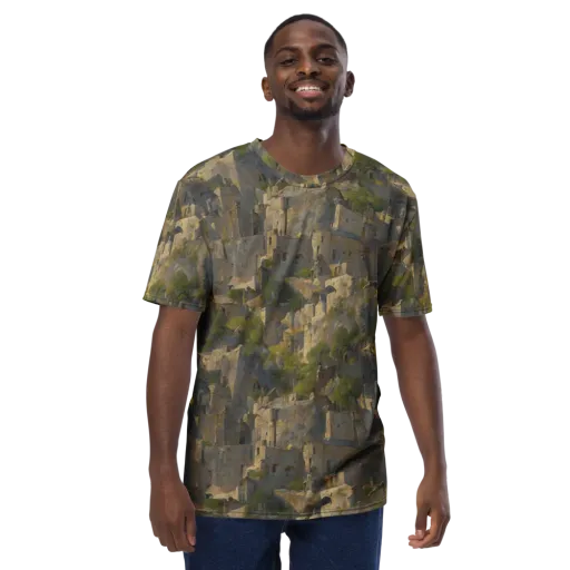Mossbound Citadel on a Men's Crew Neck T-Shirt