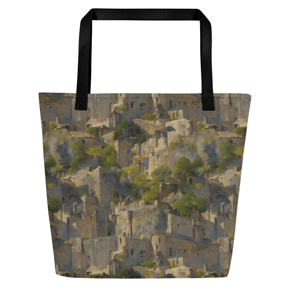 Mossbound Citadel on Large Tote Bag W/ Pocket — Front