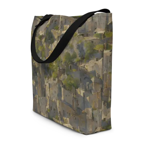 Mossbound Citadel on a Large Tote Bag W/ Pocket