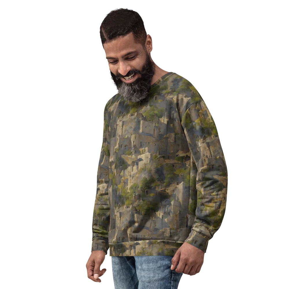 Mossbound Citadel on Sweatshirt — Left Front