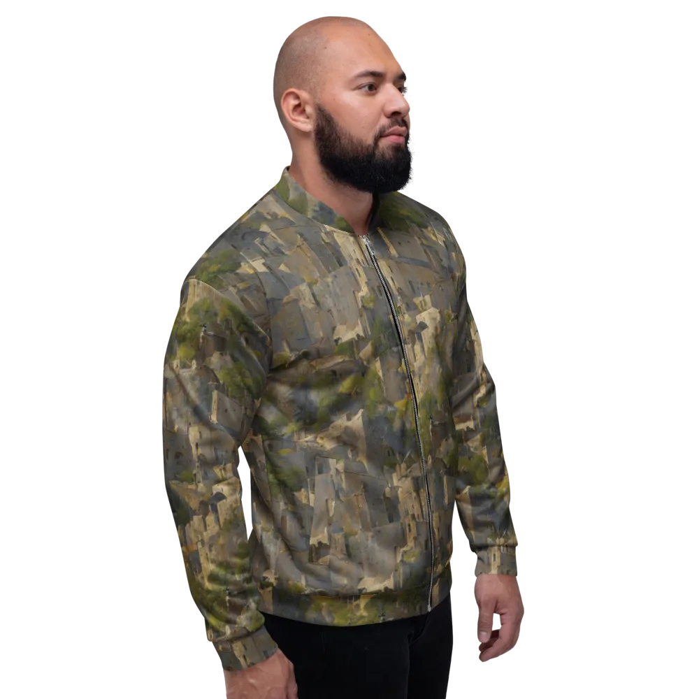 Mossbound Citadel on Bomber Jacket — Right