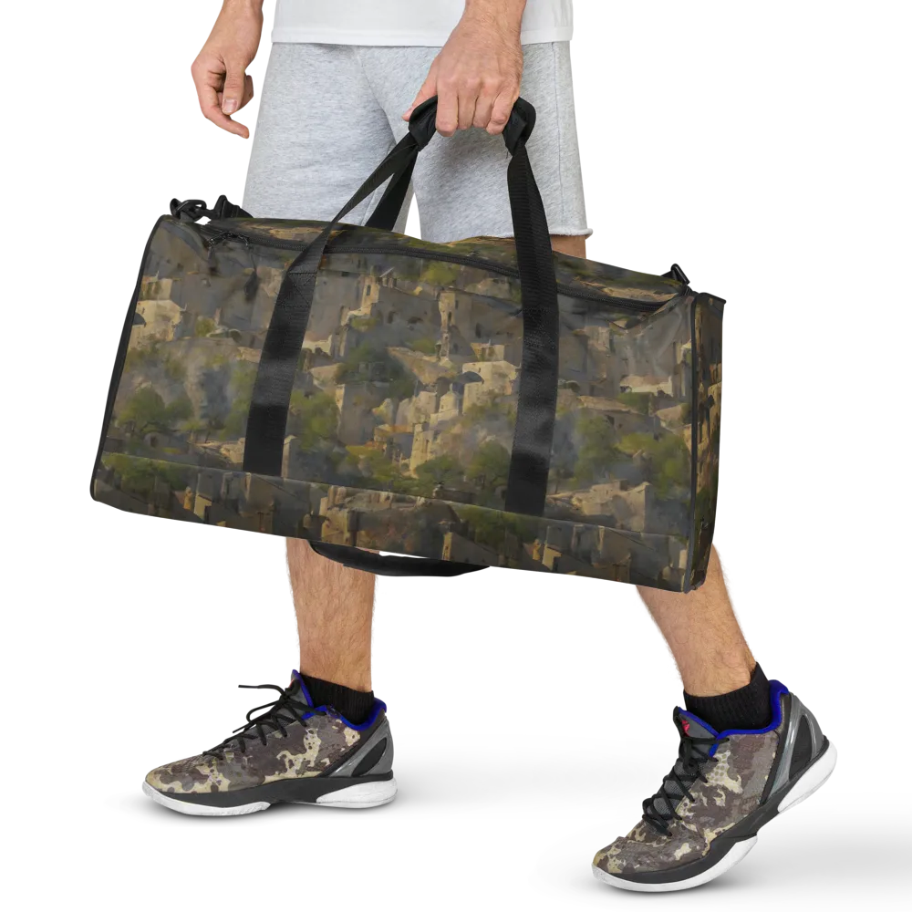 Mossbound Citadel on Duffle Bag — Front