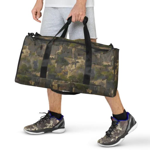 Mossbound Citadel on a Duffle Bag