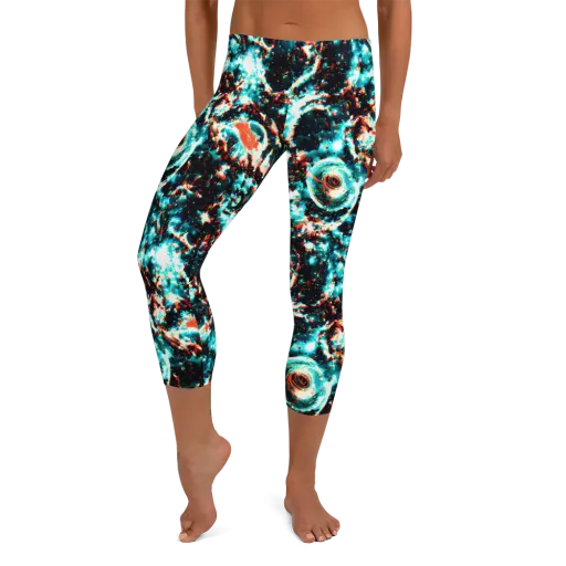 Whirlpool Dream on a Capri Leggings