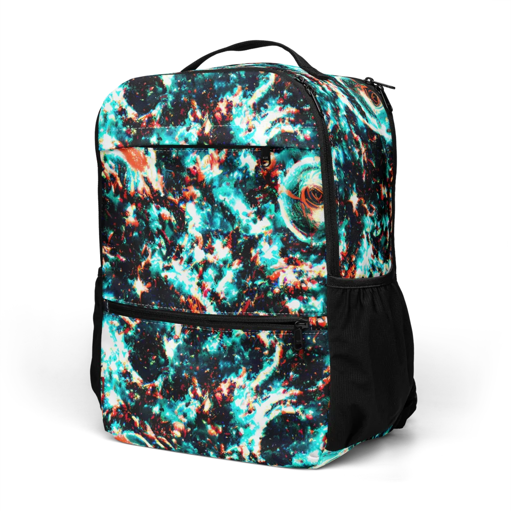 Whirlpool Dream on Utility Backpack — Left Front