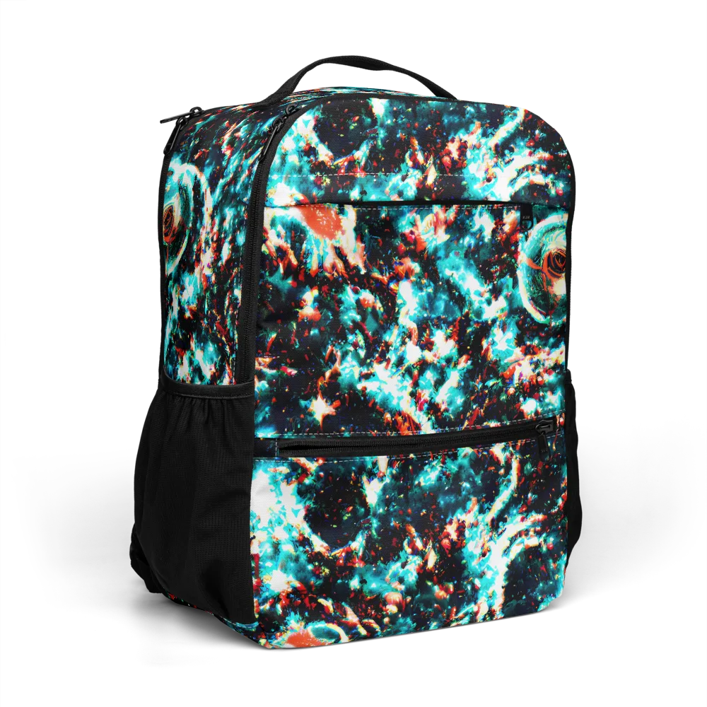 Whirlpool Dream on Utility Backpack — Right Front