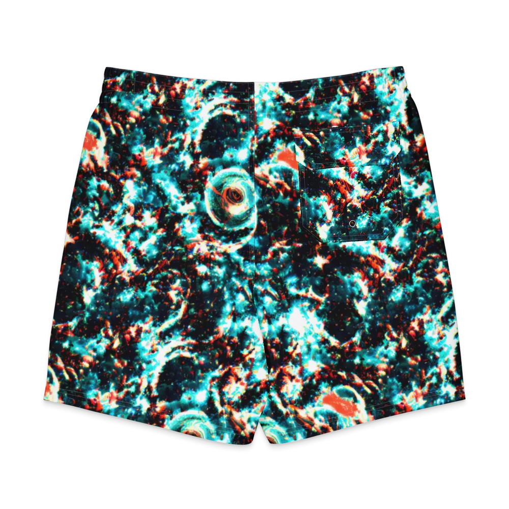 Whirlpool Dream on Men's Board Shorts — Back