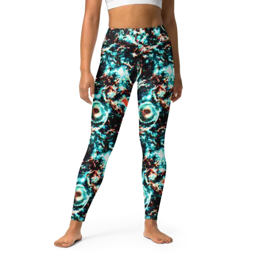 Whirlpool Dream on a Yoga Leggings
