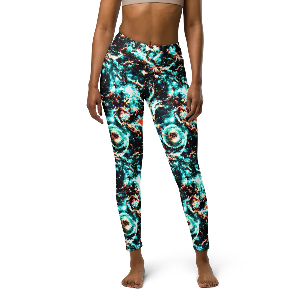 Whirlpool Dream on Yoga Leggings — Front