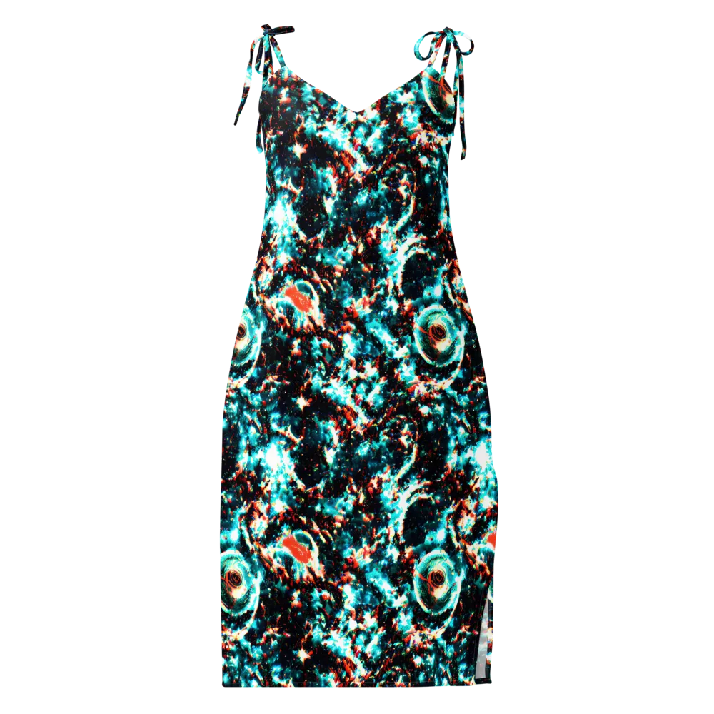 Whirlpool Dream on Slip Dress — Front