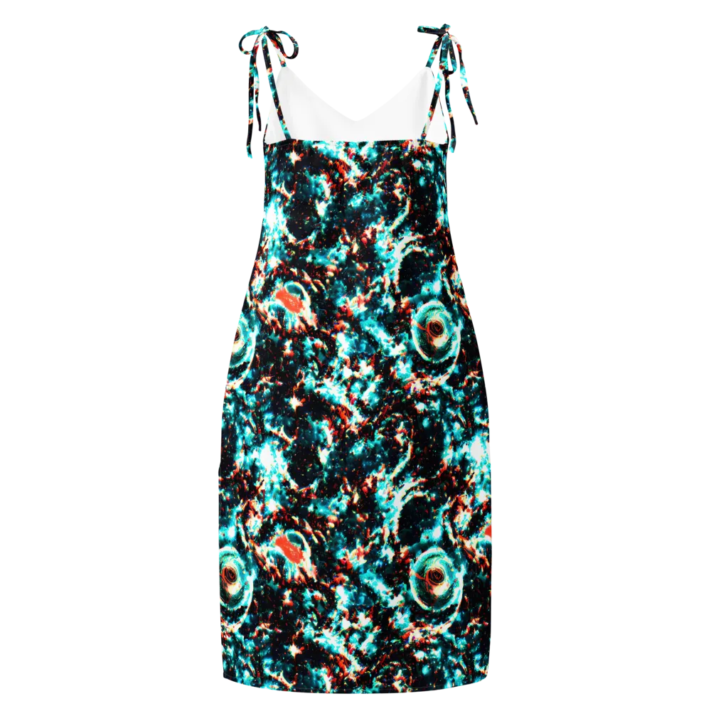 Whirlpool Dream on Slip Dress — Back