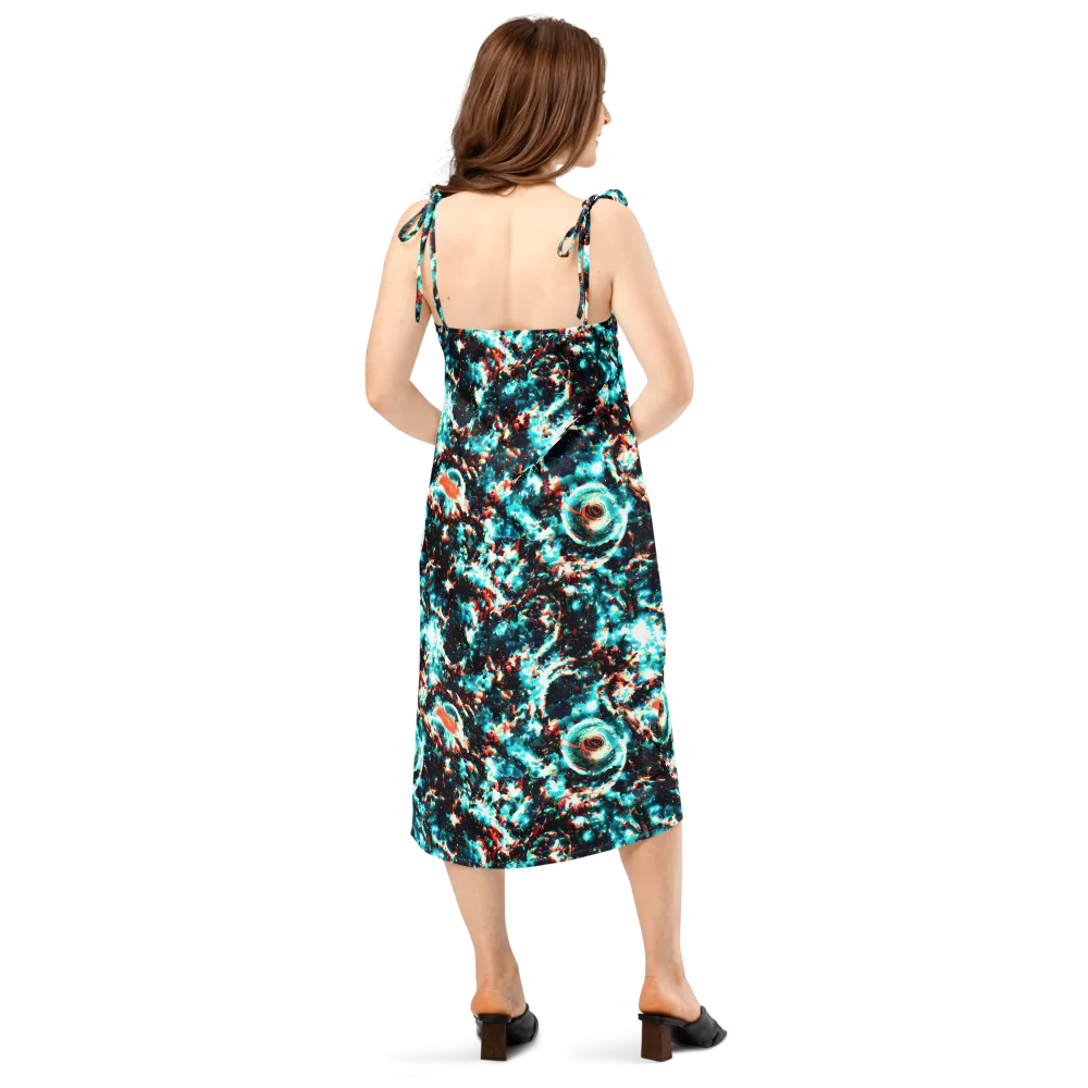 Whirlpool Dream on Slip Dress — Back