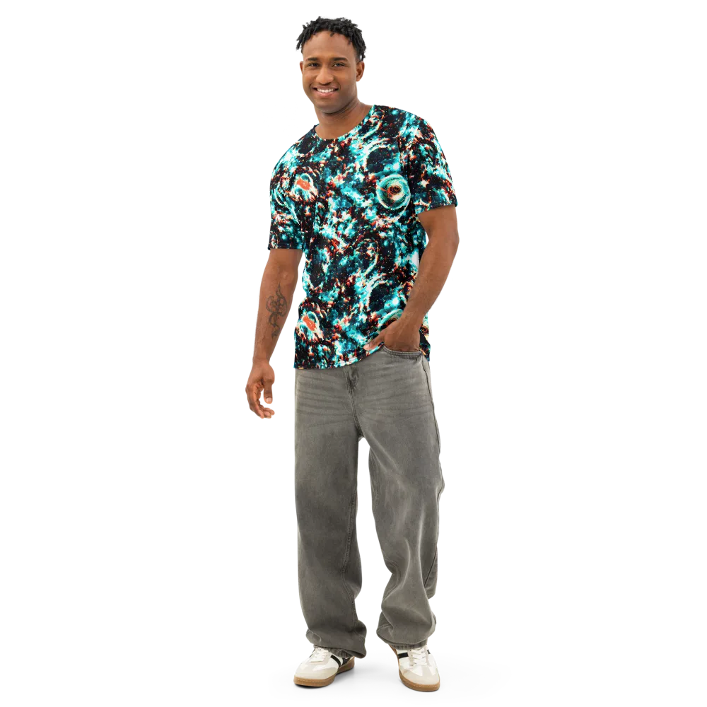 Whirlpool Dream on Men's Cotton Crew Neck T-Shirt — Front