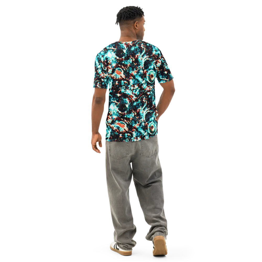 Whirlpool Dream on Men's Cotton Crew Neck T-Shirt — Back