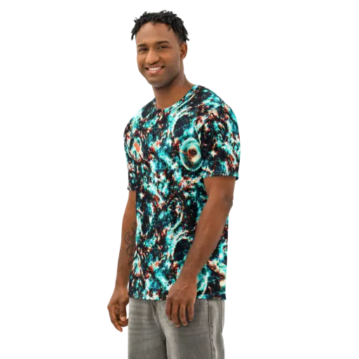 Whirlpool Dream on a Men's Cotton Crew Neck T-Shirt