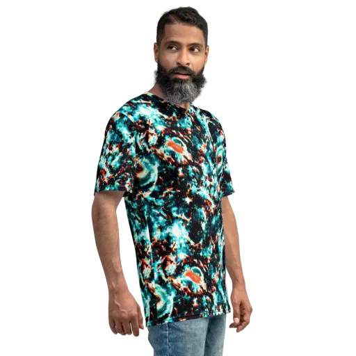 Whirlpool Dream on a Men's Crew Neck T-Shirt