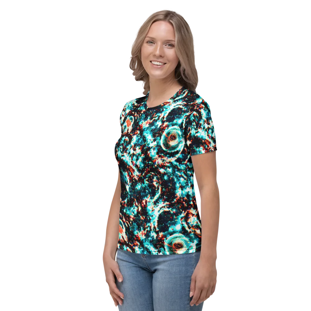 Whirlpool Dream on Women's Crew Neck T-Shirt — Left