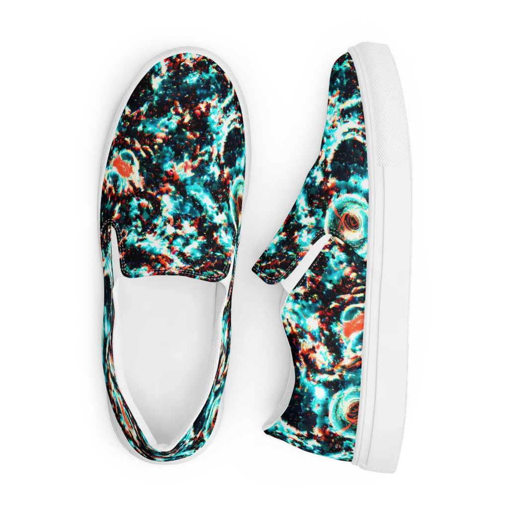 Whirlpool Dream on Men's Slip-On Canvas Shoes — Front