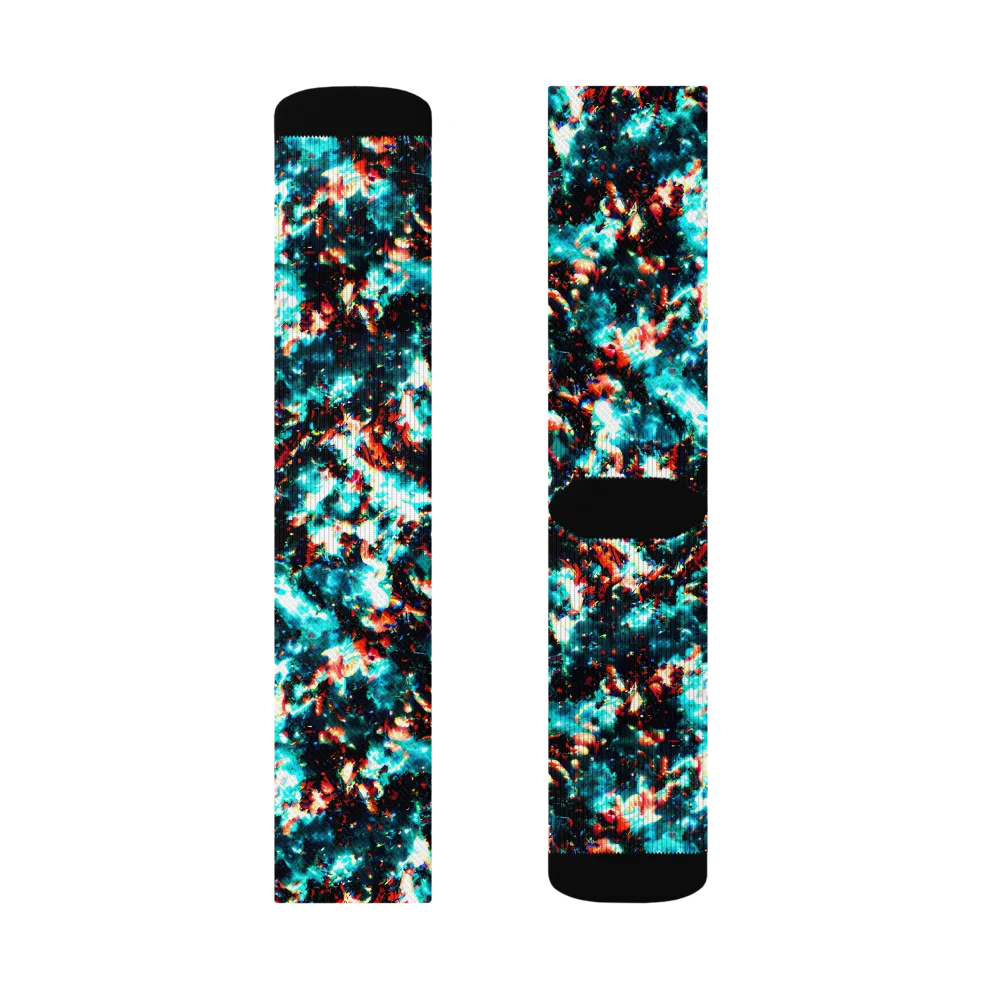 Whirlpool Dream on Socks — Right Sock