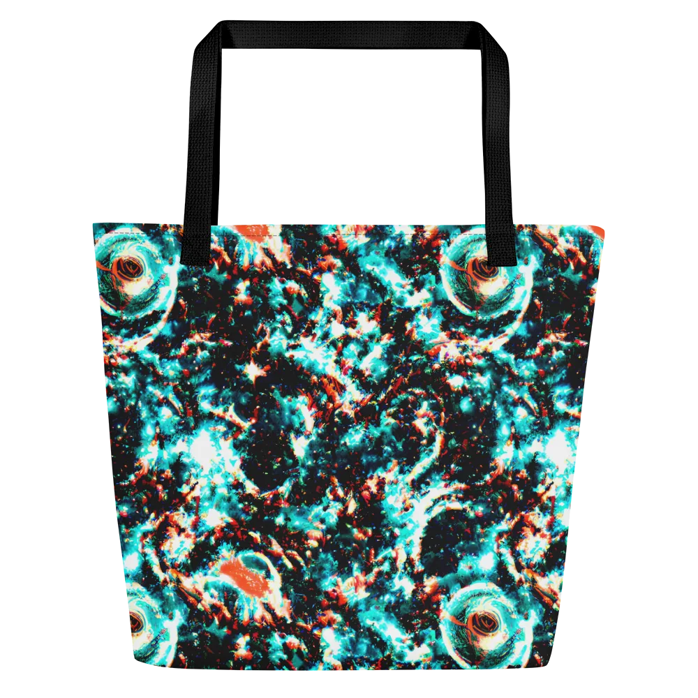 Whirlpool Dream on Large Tote Bag W/ Pocket — Front