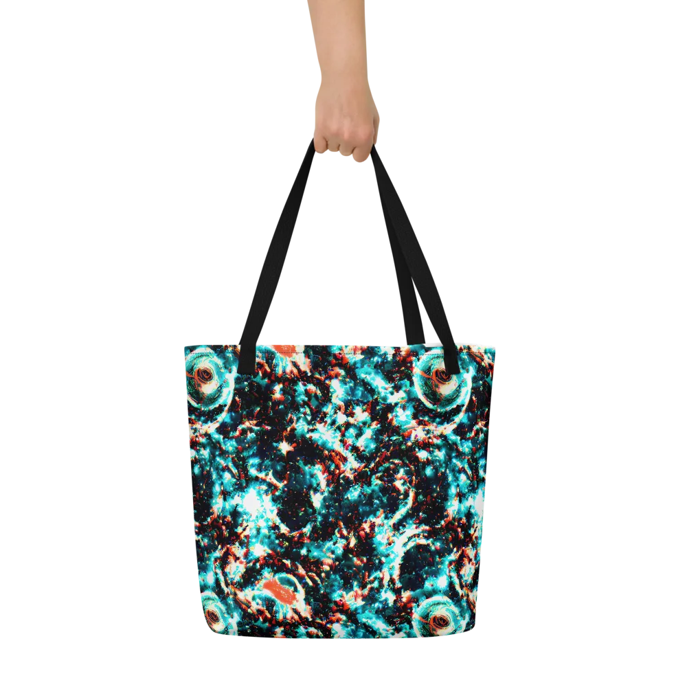Whirlpool Dream on Large Tote Bag W/ Pocket — Front