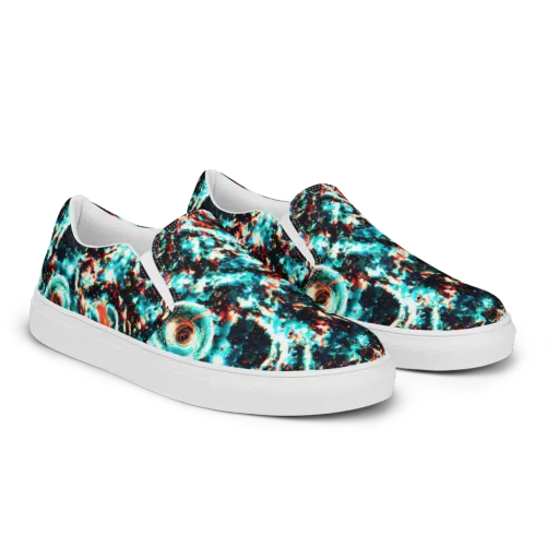 Whirlpool Dream on a Women's Slip-On Canvas Shoes