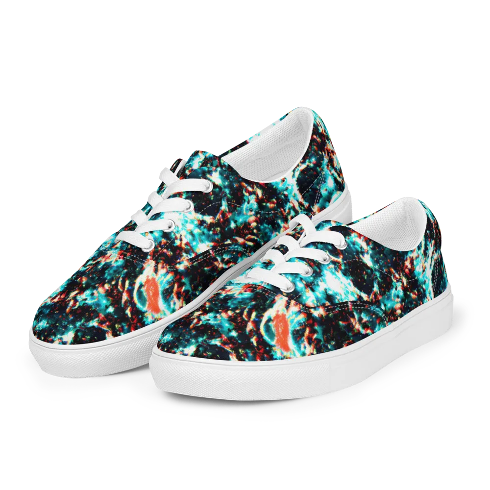 Whirlpool Dream on Men's Lace-Up Canvas Shoes — Left Front
