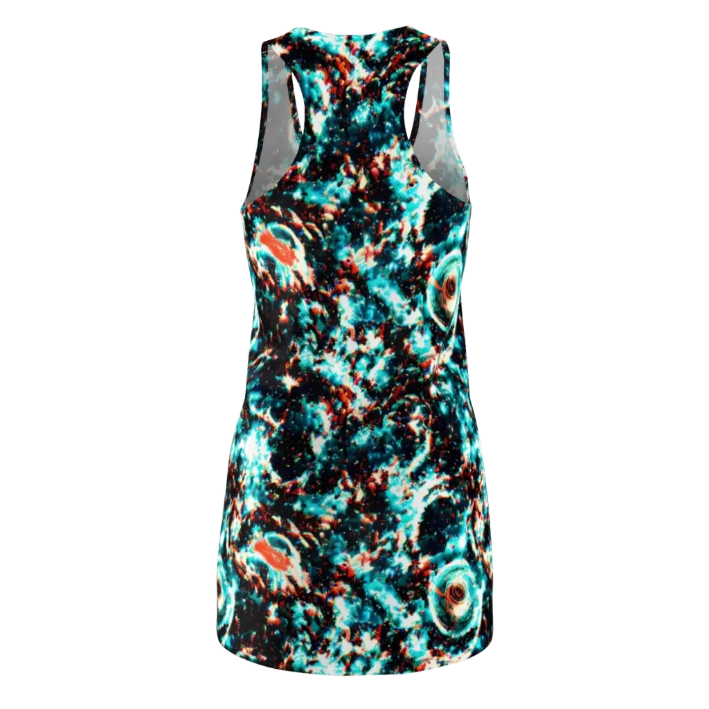Whirlpool Dream on Racerback Dress — Back