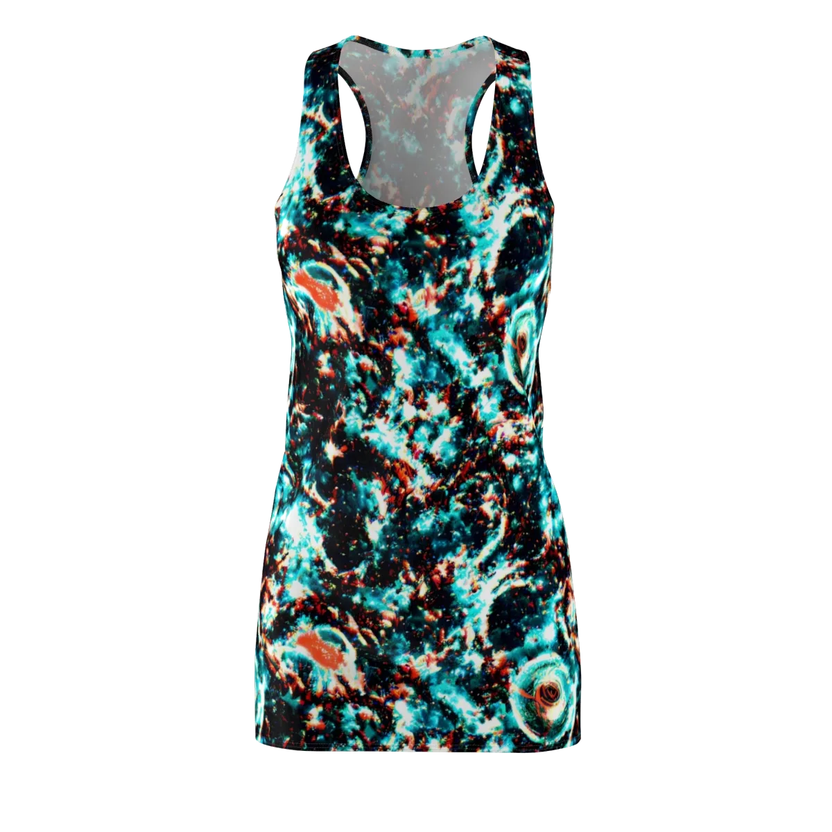 Whirlpool Dream on Racerback Dress — Front