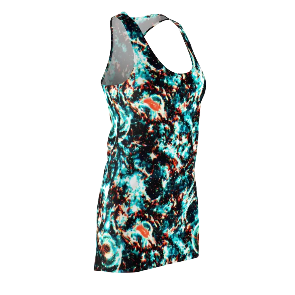 Whirlpool Dream on Racerback Dress — Front Side