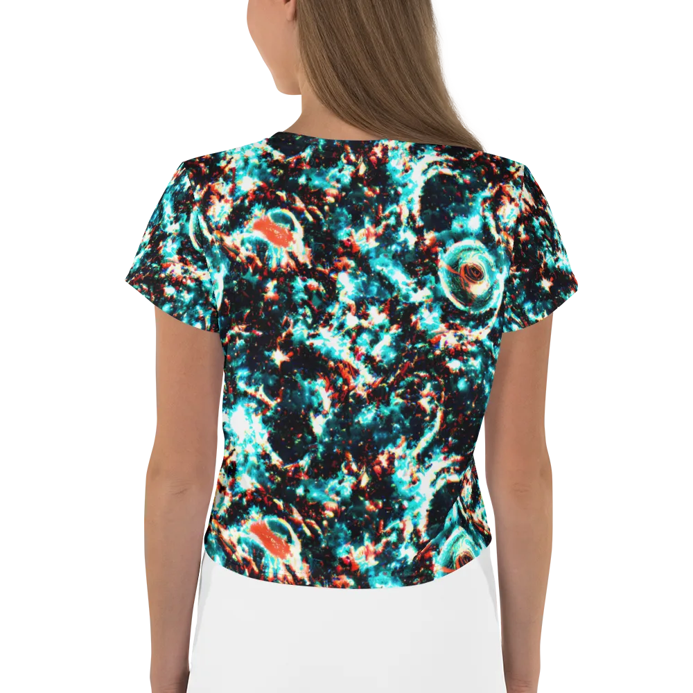 Whirlpool Dream on Crop Tee — Back